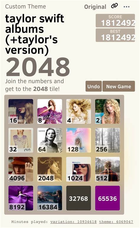 Taylor Swift 2048: How to Play and Win | by Piece Of Paper | Medium