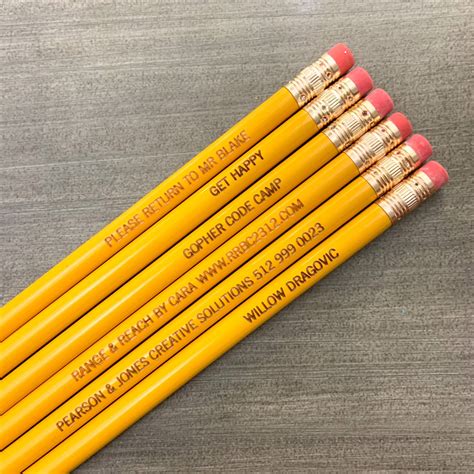 Personalized custom pencils 100. bulk order 100 pencils for | Etsy