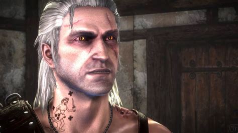 THE WITCHER 2 - Geralt gets a Blue Stripes tattoo (To Paradise on Whores' Arses) - YouTube