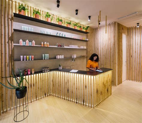 Bamboo Was Used As A Sustainable Decorative Feature At This Spa In Madrid