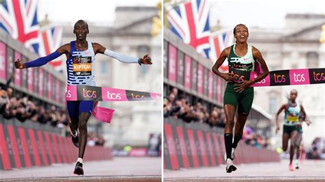 London Marathon 2023: Mo Farah bows out as Kenyan athlete Kelvin Kiptum breaks course record ...