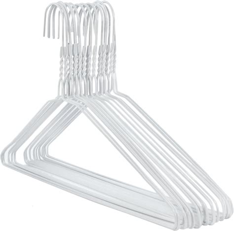 HANGERWORLD Pack of 500 Metal Wire Coat Garment Clothes Hangers-41cm (16") Wide, White: Amazon ...