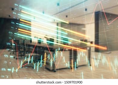 Stock Market Chart Trading Desk Bank Stock Photo 1509701900 | Shutterstock