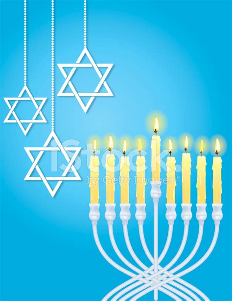 Hanukkah Menorah And Star Of David Stock Photo | Royalty-Free | FreeImages