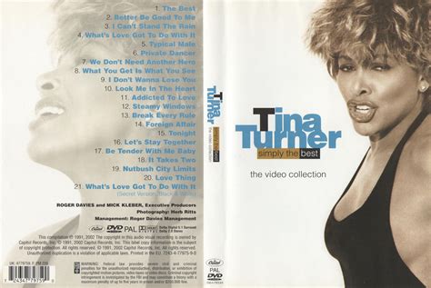 Tina Turner_Simply The Best The Video Collection : Anna Bullock : Free ...