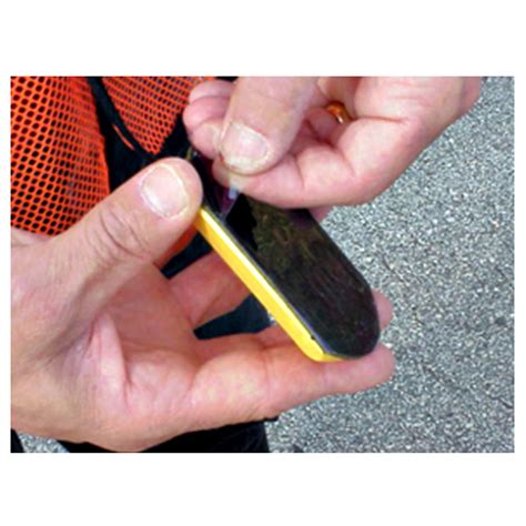 Raised Pavement Markers with Adhesive – U.S. Signs and Safety