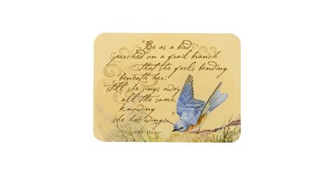 Bluebird Poem Magnet | Zazzle