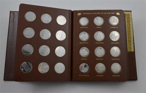 60 Coins - Medallic History of the Civil War - Silver Rounds | Property ...