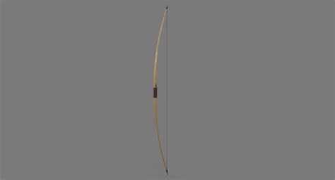 3D medieval longbow - TurboSquid 1207841