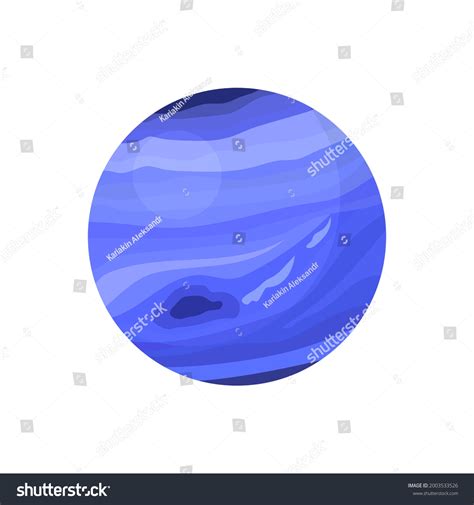 Planet Neptune Drawing Vector Illustration Stock Vector (Royalty Free ...