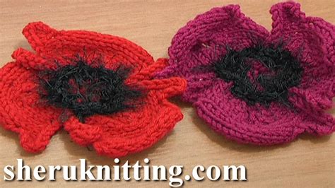 Free Poppy Flower Knitting Pattern at Tracy Pogue blog