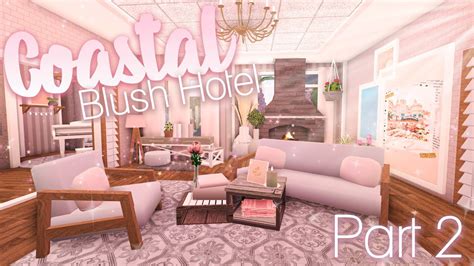 Roblox Bloxburg Coastal Blush Hotel Part Speedbuild | My XXX Hot Girl