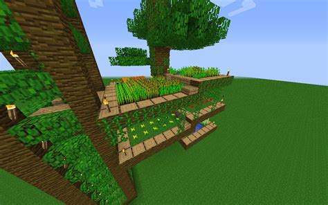 Epic Treehouse with Farm Minecraft Map