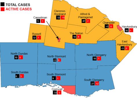 54 active cases of COVID-19 across Eastern Ontario Health Unit territory - The Review Newspaper