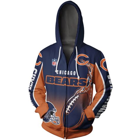 Chicago Bears Hoodies Cute Flame Balls graphic gift for men -Jack sport ...