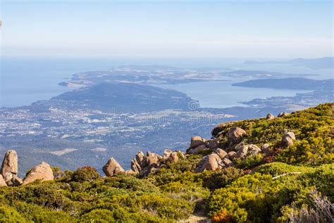 Stunning Summit of Mount Wellington Overlooking Hobart and the South ...