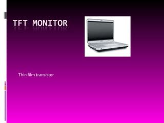 Tft Monitor | PPT