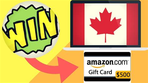 How to win a 500$ Amazon gift card for free - Canada - YouTube