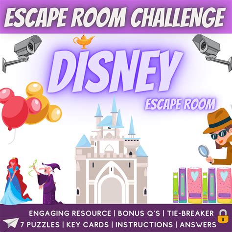 Cre8tive Resources - Disney Escape Room