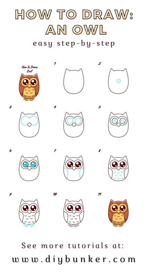 how-to-draw-an-owl-1 - DIYbunker