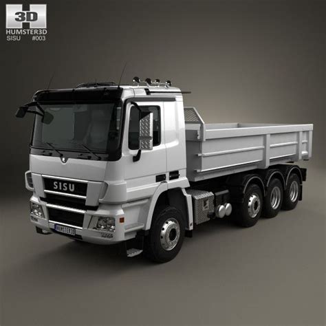 3D model of Sisu Polar Tipper Truck 2010 | Tipper truck, Trucks, 3d model