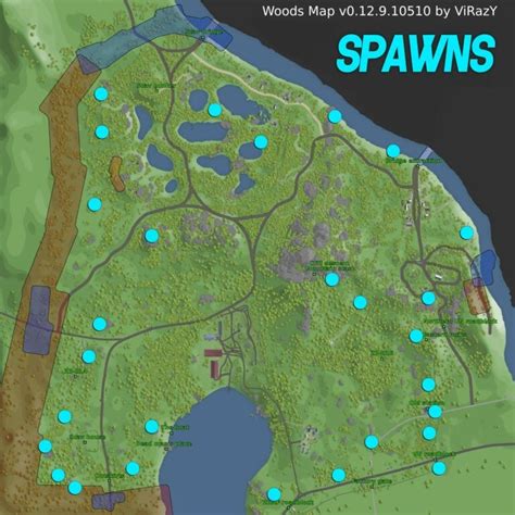 Tarkov: Woods Map Guide - Spawns, Exits, Keys & Loot 2022