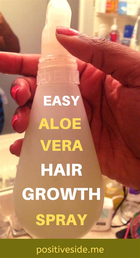 Aloe Vera Hair Growth Spray That Really Works · PositveSide # ...