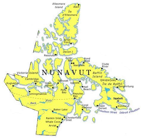 map of nunavut canada - Google Search | MAPS | Pinterest