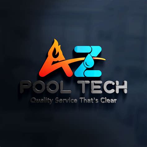 AZ Pool Tech | Custom logo design, Logo design, Portfolio design