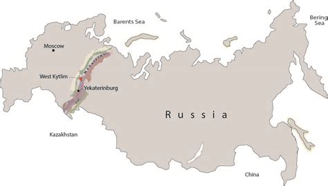 Russia Map With Rivers And Mountains