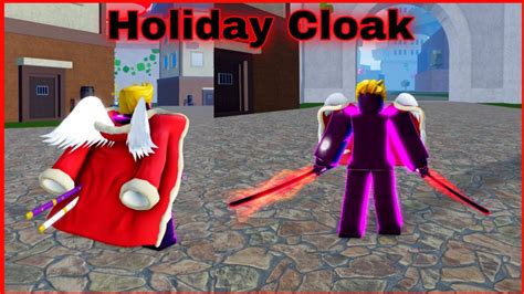 How To Get Accessories ( Mythical ) Holiday Cloak In Blox Fruits - YouTube