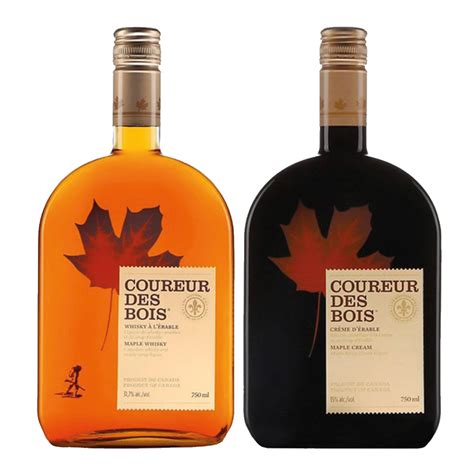 Coureur des Bois whisky + crème au sirop d'érable | Whisky canadien -10 ...