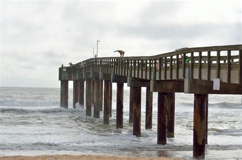 Fishing Pier Structure Cloudy Day - Free photo on Pixabay - Pixabay