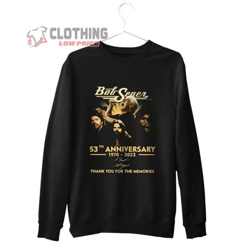 Bob Seger 53Th Anniversary 1970-2023 Shirt, Bob Seger Tour 2023 Shirt, Bob Seger Tour Concert ...