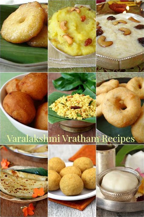 varalakshmi vratham recipes, naivedyam special food items | Menu ...