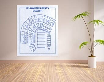 Milwaukee County Stadium Seating Chart - Etsy