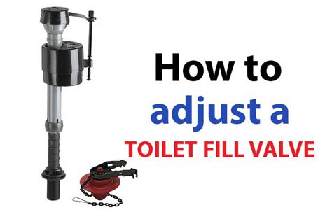 How to Adjust a Toilet Fill Valve(DIY) - Toiletseek