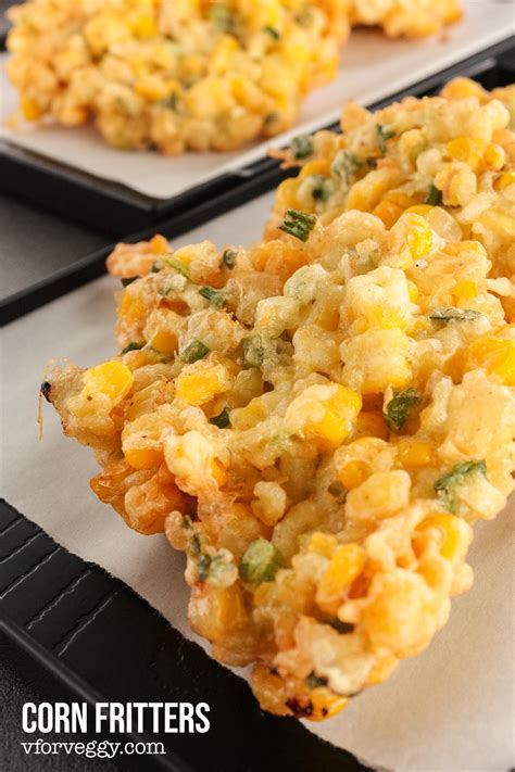 Corn Fritters | V for Veggy