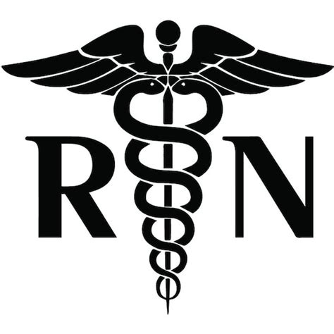 Nurse Logo 3 Registered Nursing Scrub Medical Doctor