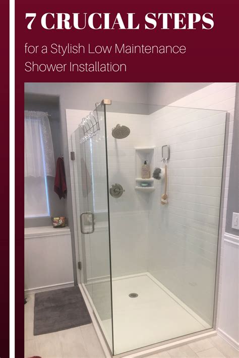 7 shower wall installation steps, Low maintenance shower wall panels ...