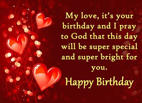 Happy Birthday To A Lover Birthday Wishes For Lover, - Download Birthday Wishes For Husband ...