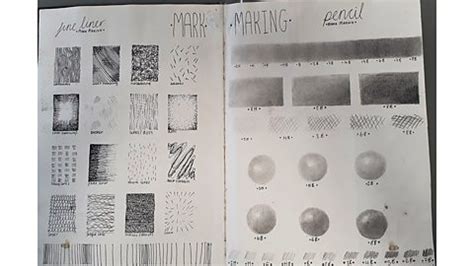 Mark making techniques - Drawing techniques - AQA - GCSE Art and Design Revision - AQA - BBC ...