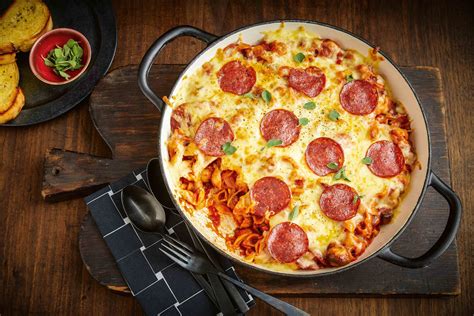 One-pot pepperoni pizza pasta recipe | Recipe Cart