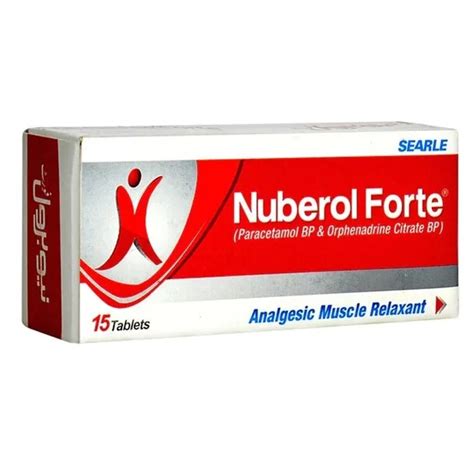 Nuberol Forte Tablet 50mg / 650mg - Uses, Side Effects, Price in Pakistan | oladoc.com