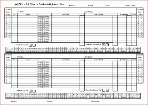 Basketball Stats Spreadsheet — db-excel.com