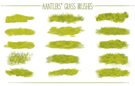 Aantlers' Free Photoshop Grass Brushes by aantlers on DeviantArt