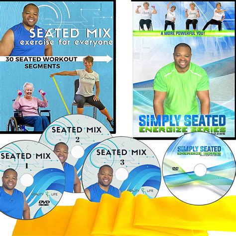 Senior Exercise DVD Set | 4 DVDs + 30 Chair Exercise Segments ...