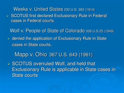 PPT - Exclusionary Rule & Reasonableness PowerPoint Presentation - ID ...