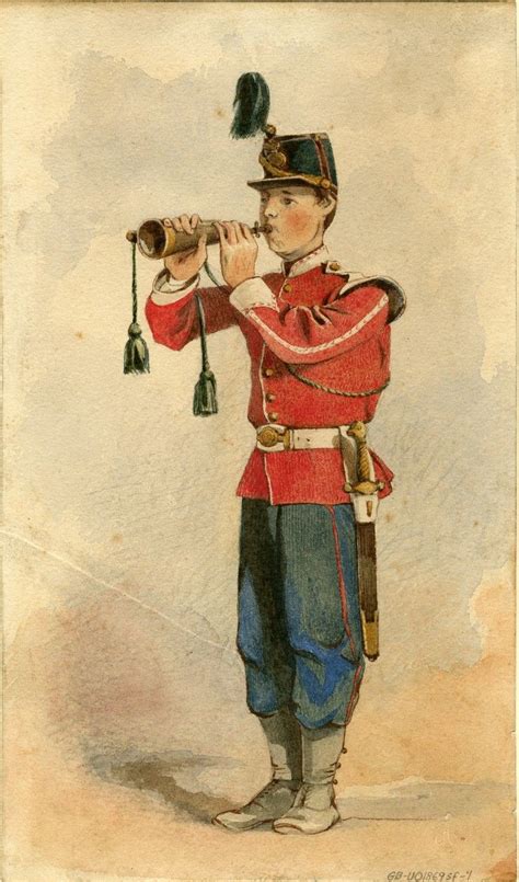 British; 32nd (Cornwall) Regiment of Foot (Light Infantry), Bugler, c ...