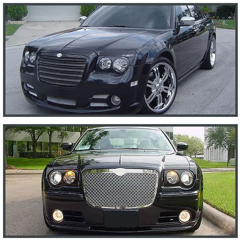 2005-2010 Chrysler 300C Headlight Covers Bezel Eyelids Left+Right | eBay